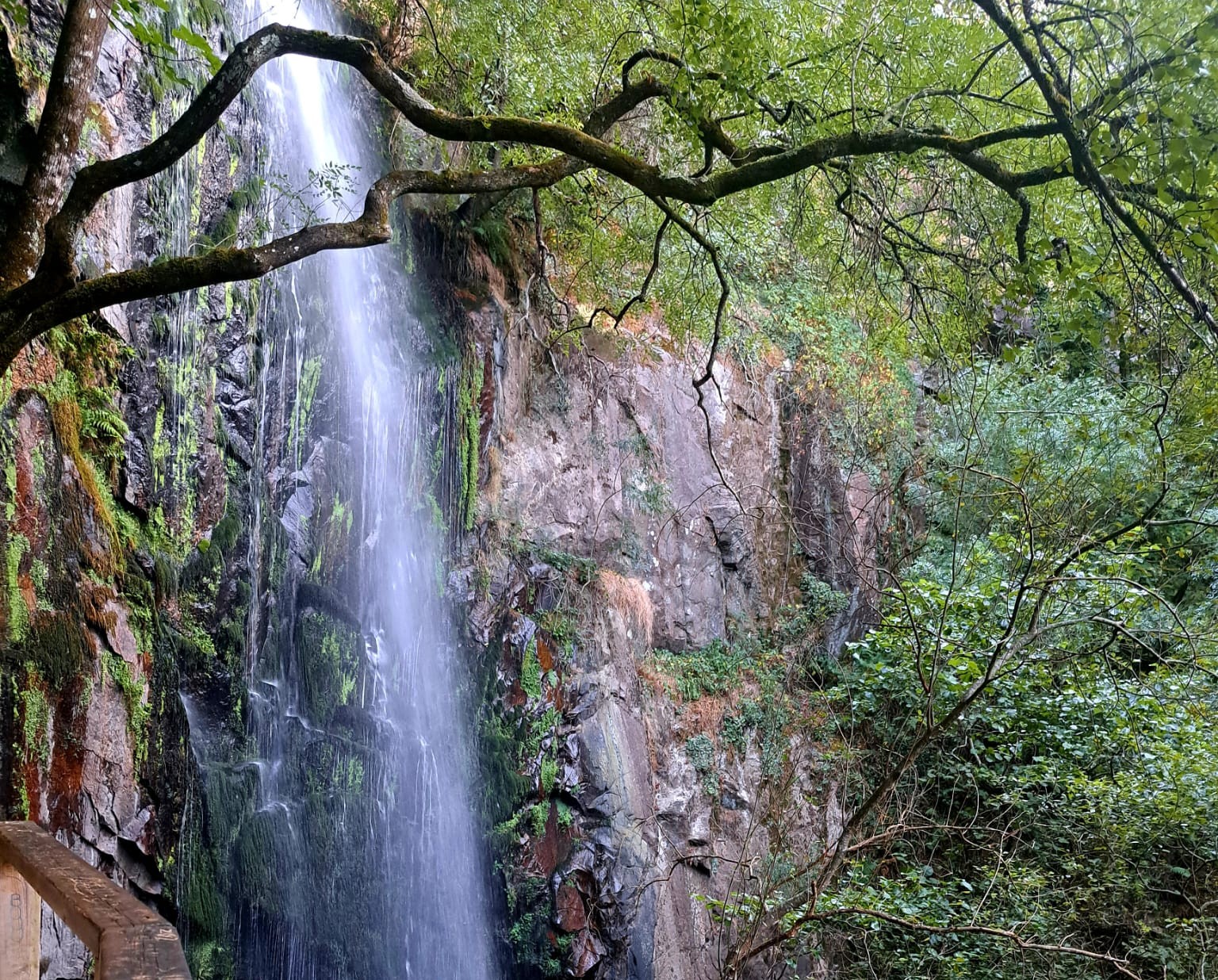 Fervenza de Augacaída, la gran cascada del Sil