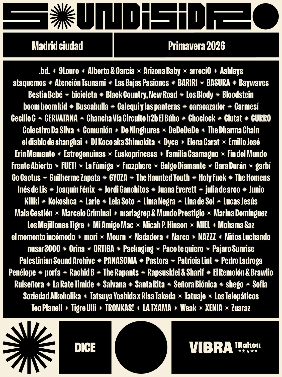 SOUND ISIDRO suma más de 50 nuevos artistas y completa el cartel de su 12ª edición