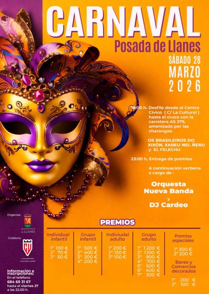 Posada de Llanes se prepara para un carnaval con desfile, premios y verbena
