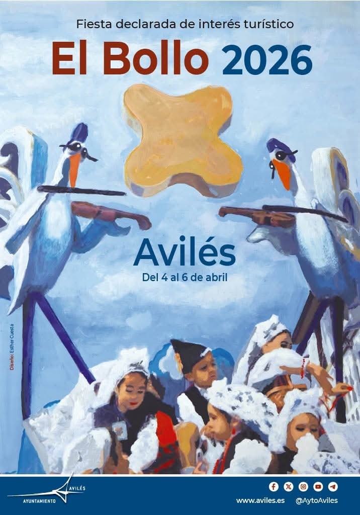 Avilés celebra El Bollo 2026 con carrozas, música y la tradicional Comida en la Calle