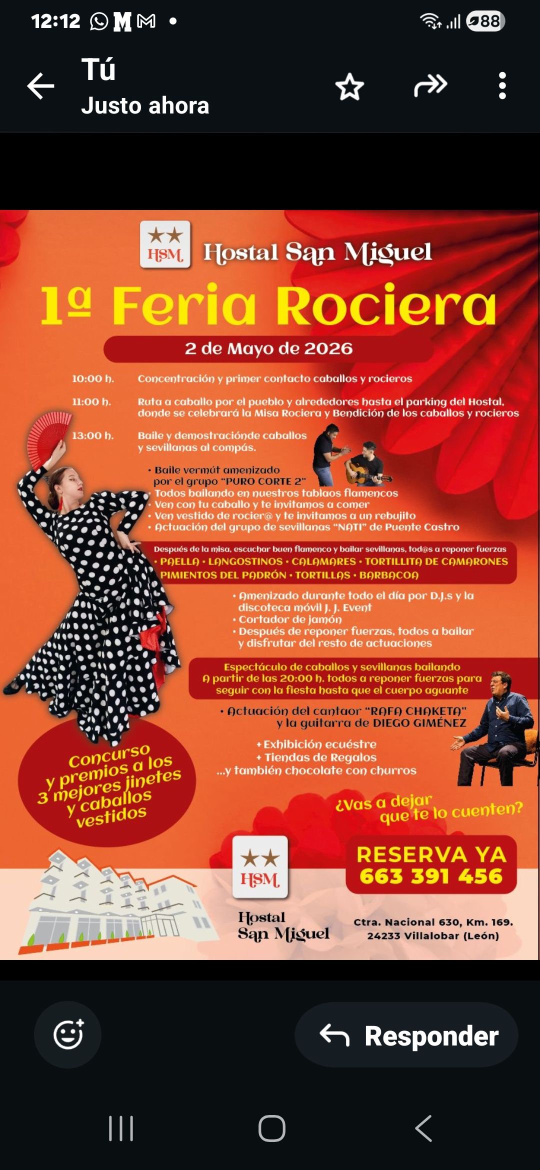 Villalobar en León acoge su primera Feria Rociera con caballos, música y ambiente festivo el 2 de mayo