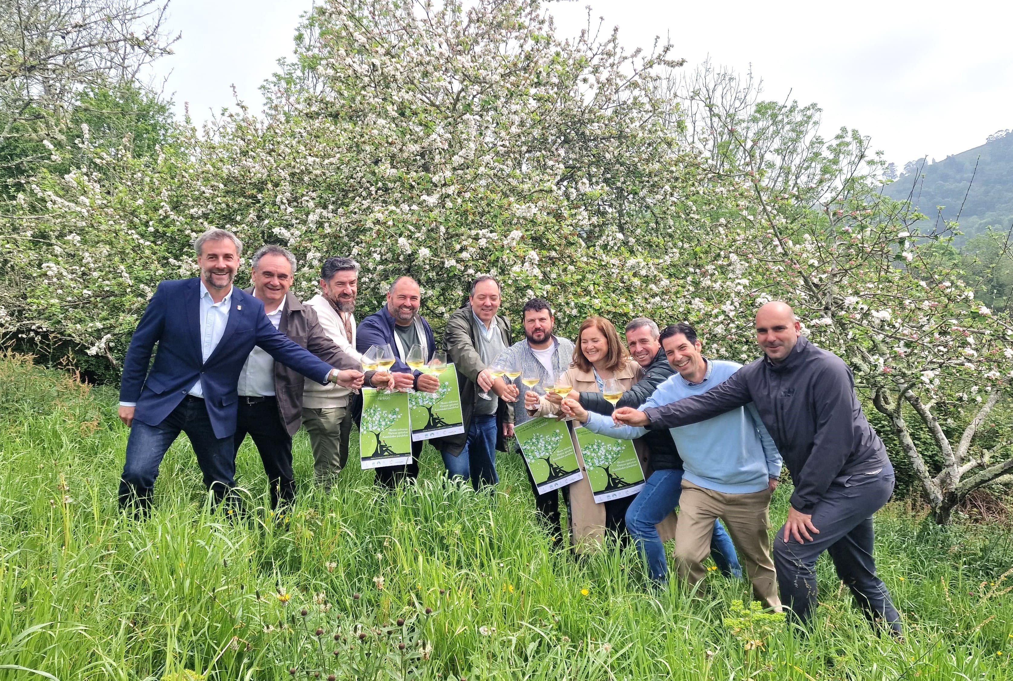 La Comarca de la Sidra estalla en flor con un fin de semana dedicado al manzano
