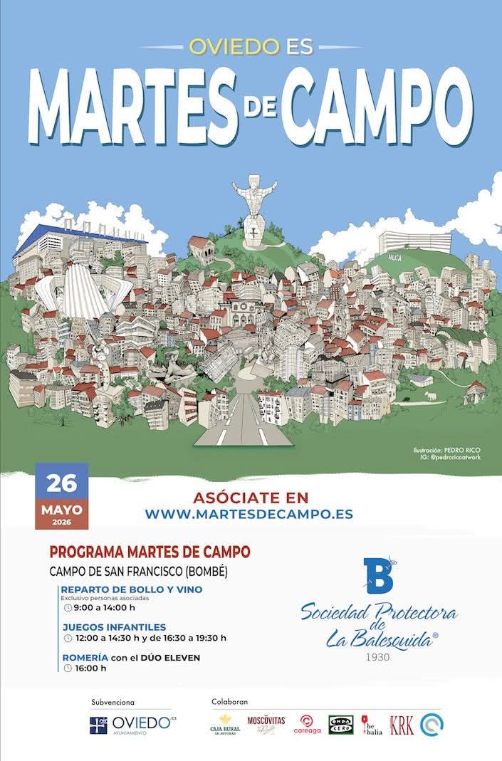 Oviedo celebra el Martes de Campo 2026