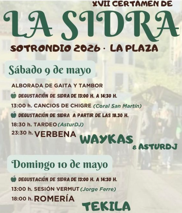 XVII Certamen de la Sidra de Sotrondio
